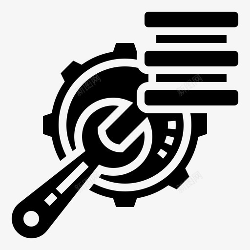 优化修复性能图标svg_新图网 https://ixintu.com glyph 优化 修复 性能 数据库 管理 设置