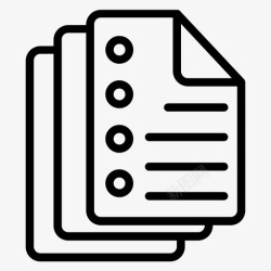 账户列表文件账户档案图标高清图片