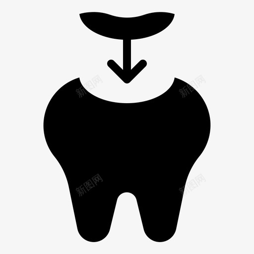 补牙牙齿护理牙医图标svg_新图网 https://ixintu.com 字形 护理 正畸 牙医 牙齿 补牙