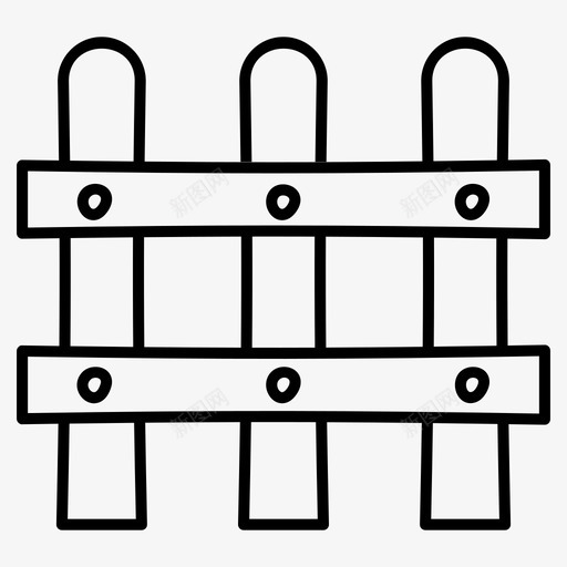 栅栏路障出口图标svg_新图网 https://ixintu.com 冬夏 出口 围栏 图标 木制 栅栏 秋冬 系列 路障