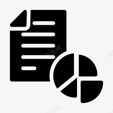 图形报告文档文件图标图标