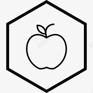 苹果吃水果图标图标
