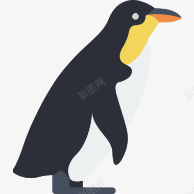 企鹅北极18号平坦图标图标