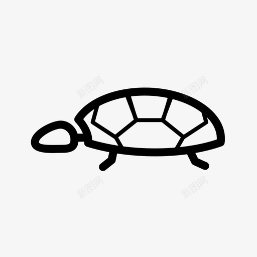 乌龟动物海图标svg_新图网 https://ixintu.com 乌龟 动物 海龟