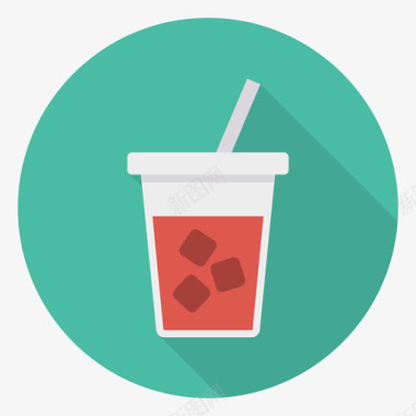 苏打水食品和饮料30循环图标图标