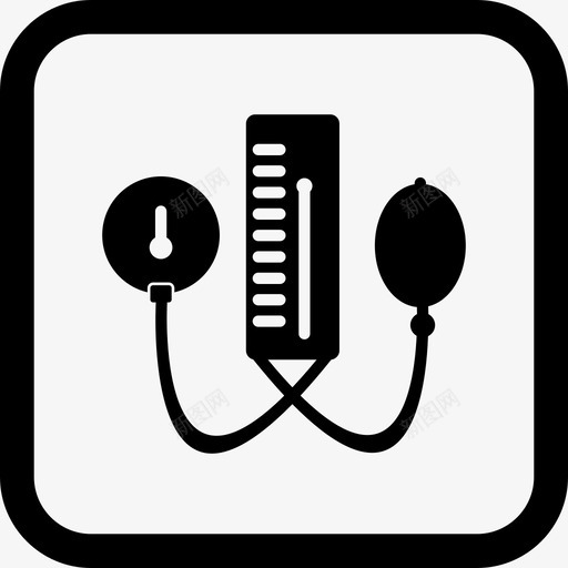血压计医疗保健液晶显示器图标svg_新图网 https://ixintu.com 医疗 医疗保健 显示器 液晶 液晶显示 血压计