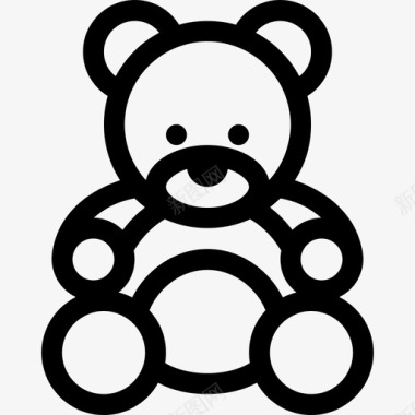 熊动物宝宝图标图标