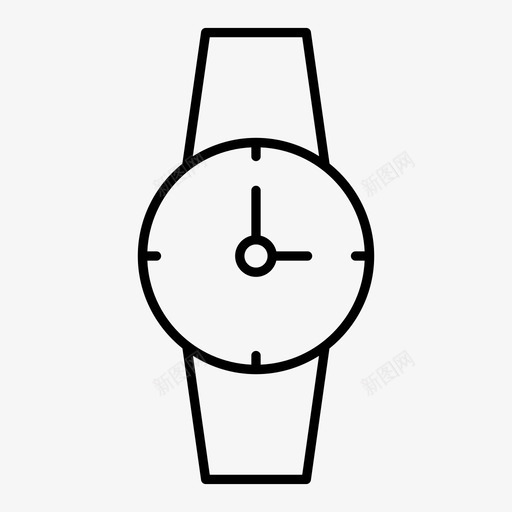 腕表钟表时尚图标svg_新图网 https://ixintu.com 2019年 图标 在线购物 手表 时尚 时间 线图 腕表 钟表