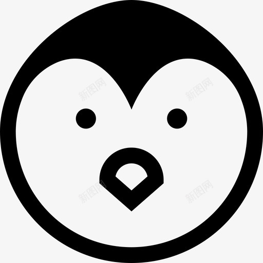 企鹅动物自然图标svg_新图网 https://ixintu.com 企鹅 动物 动物园 自然 野生动物