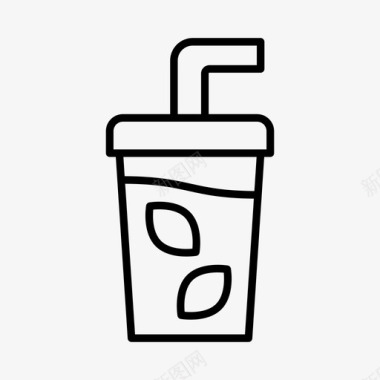 冰咖啡亚洲饮料图标图标