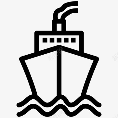 船航海帆船图标图标