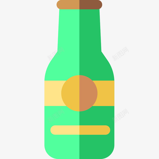 啤酒瓶啤酒44淡啤酒图标svg_新图网 https://ixintu.com 啤酒 啤酒瓶 淡啤酒