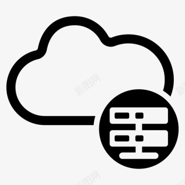 云存储网络存储图标图标