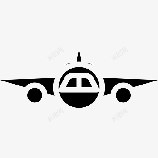 飞机运输140实心图标svg_新图网 https://ixintu.com 实心 运输140 飞机