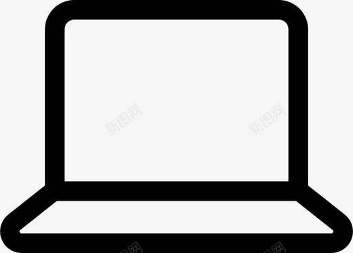 笔记本电脑屏幕技术图标图标