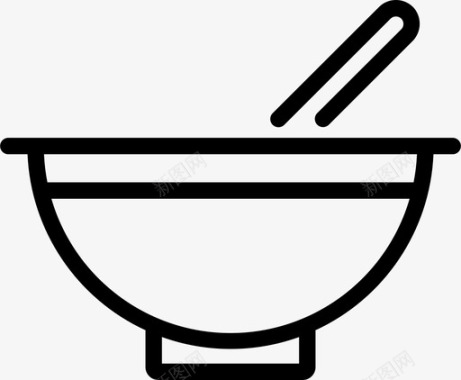 搅拌碗烘焙配方图标图标