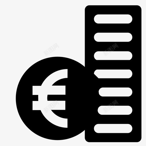 欧元硬币商业金融图标svg_新图网 https://ixintu.com 商业 字形 支付 欧元 硬币 营销 货币 金融