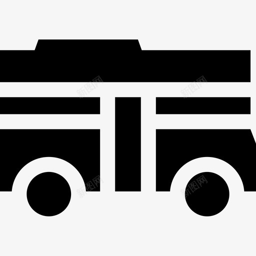 公共汽车车辆和运输3已填充图标svg_新图网 https://ixintu.com 公共汽车 填充 车辆 运输