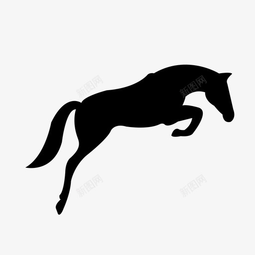 23 jumping horse witsvg_新图网 https://ixintu.com 23 jumping horse wit