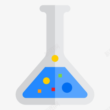 烧瓶医用178扁平图标图标