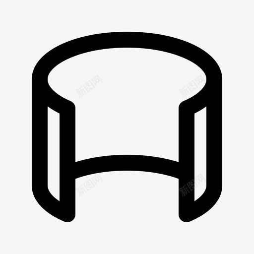 全景vr8线性图标svg_新图网 https://ixintu.com vr 全景 线性