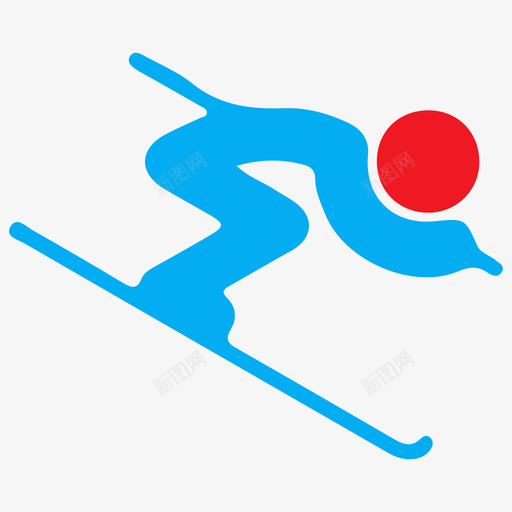 冬奥会-高山滑雪svg_新图网 https://ixintu.com 冬奥会 冬奥会-高山滑雪 高山滑雪