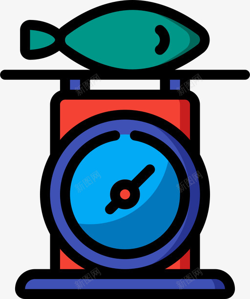 重量钓鱼40线颜色图标svg_新图网 https://ixintu.com 重量 钓鱼 颜色