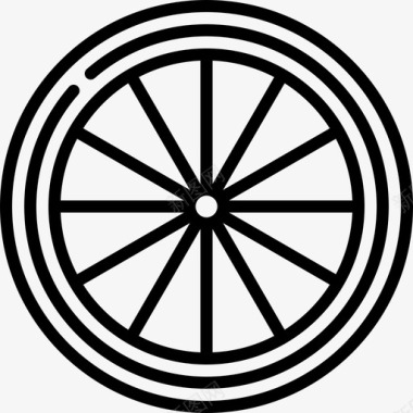 车轮自行车比赛13直线型图标图标