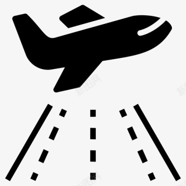 空客运输飞机航空运输图标图标