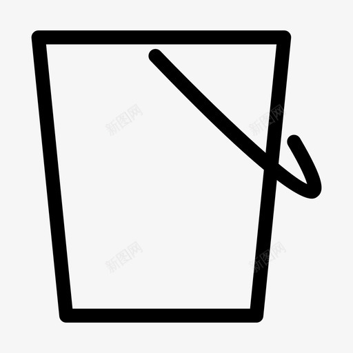 桶清洁器桶钢桶图标svg_新图网 https://ixintu.com 工具 桶 清洁器桶 钢桶