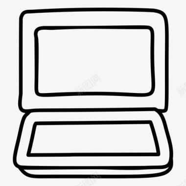笔记本电脑macbook迷你电脑图标图标