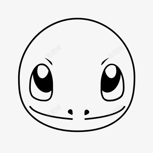 squirtle动画卡通图标svg_新图网 https://ixintu.com pkemon脸 pokemon squirtle 动画 卡通 日语