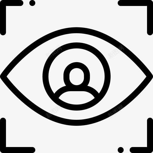眼睛工商管理8直系图标svg_新图网 https://ixintu.com 工商管理 直系 眼睛