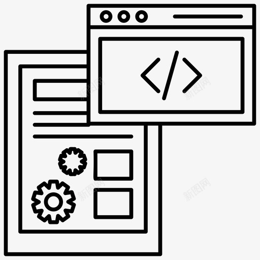 web编码搜索数据分析查找代码图标svg_新图网 https://ixintu.com web代码搜索 web开发 web编码搜索 一组信息图形元素线向量图标 数据分析 查找代码 统计