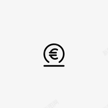 插入硬币欧元货币用户界面要素图标图标