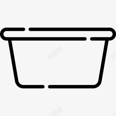 洗手盆家用器具17线性图标图标