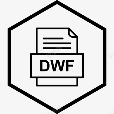 dwf文件文档文件类型格式图标图标