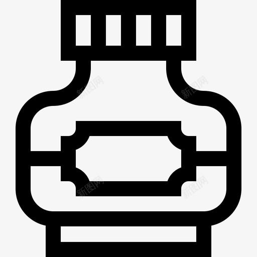 墨水手工2线状图标svg_新图网 https://ixintu.com 墨水 手工2 线状