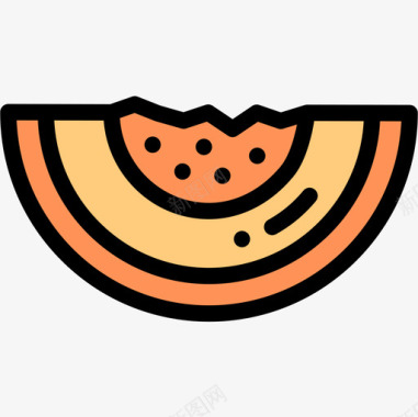 甜瓜营养6线色图标图标