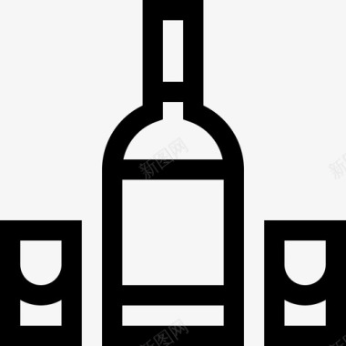 酒葡萄牙10线性图标图标