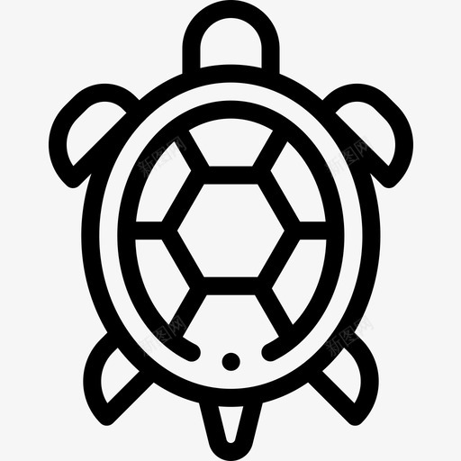海龟海洋生物42直系图标svg_新图网 https://ixintu.com 海洋生物42 海龟 直系
