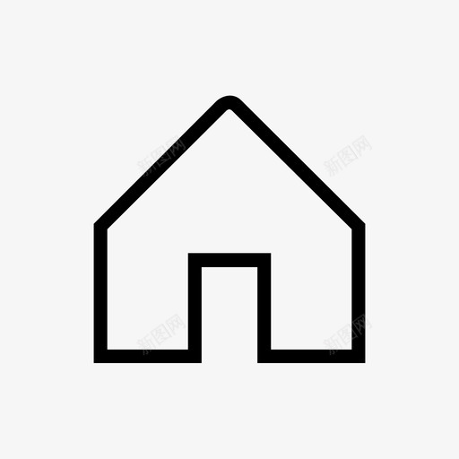 家公寓庄园图标svg_新图网 https://ixintu.com 公寓 庄园 房子 生活空间