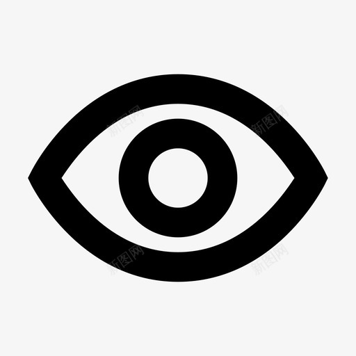 视图身体器官眼睛图标svg_新图网 https://ixintu.com 24像素 光学 器官 概要 眼睛 科学技术 视图 视觉 身体