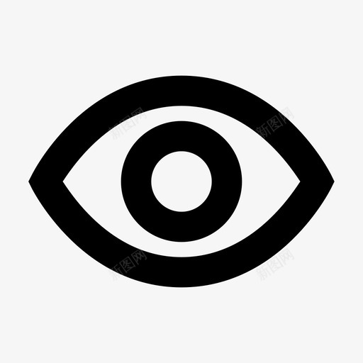 视图身体器官眼睛图标svg_新图网 https://ixintu.com 24像素 光学 器官 概要 眼睛 科学技术 视图 视觉 身体