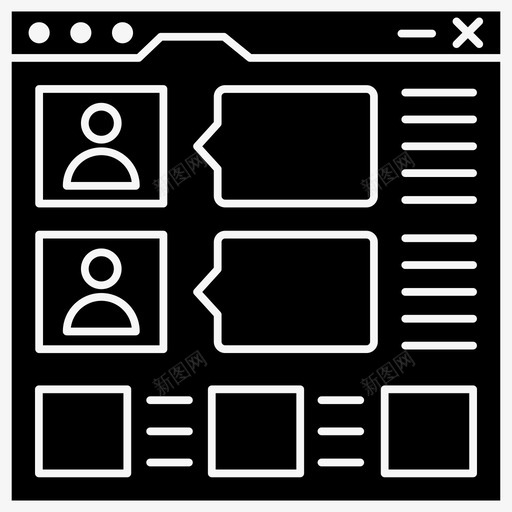 网页搜索引擎优化社交网络图标svg_新图网 https://ixintu.com 优化 地图 地图集 字形 搜索引擎 社交 窗口 网站 网络 网页 网页设计