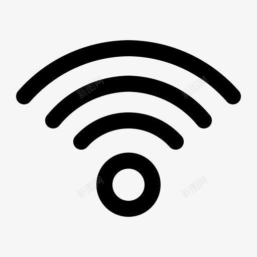 wlan按钮连接热点图标svg_新图网 https://ixintu.com uiux wifi wlan 基本 按钮 本卷 热点 网络 连接