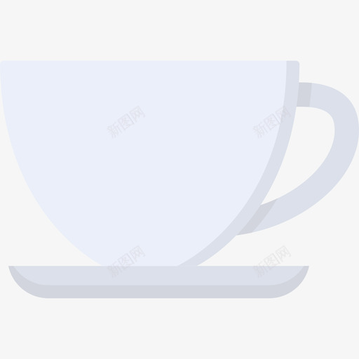 咖啡杯家用器具16扁平图标svg_新图网 https://ixintu.com 咖啡杯 家用器具16 扁平