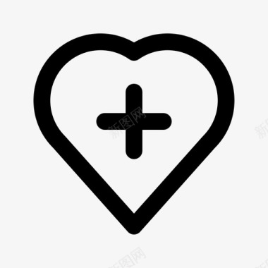 心脏慈善77直系图标图标