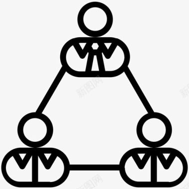 网络小组网络业务图标图标