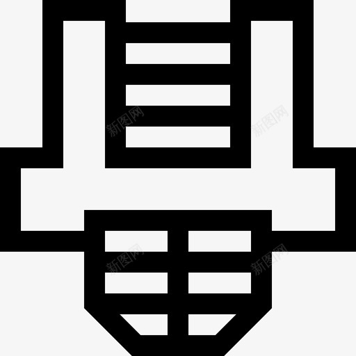 胸罩棒球25直线型图标svg_新图网 https://ixintu.com 棒球 直线 线型 胸罩